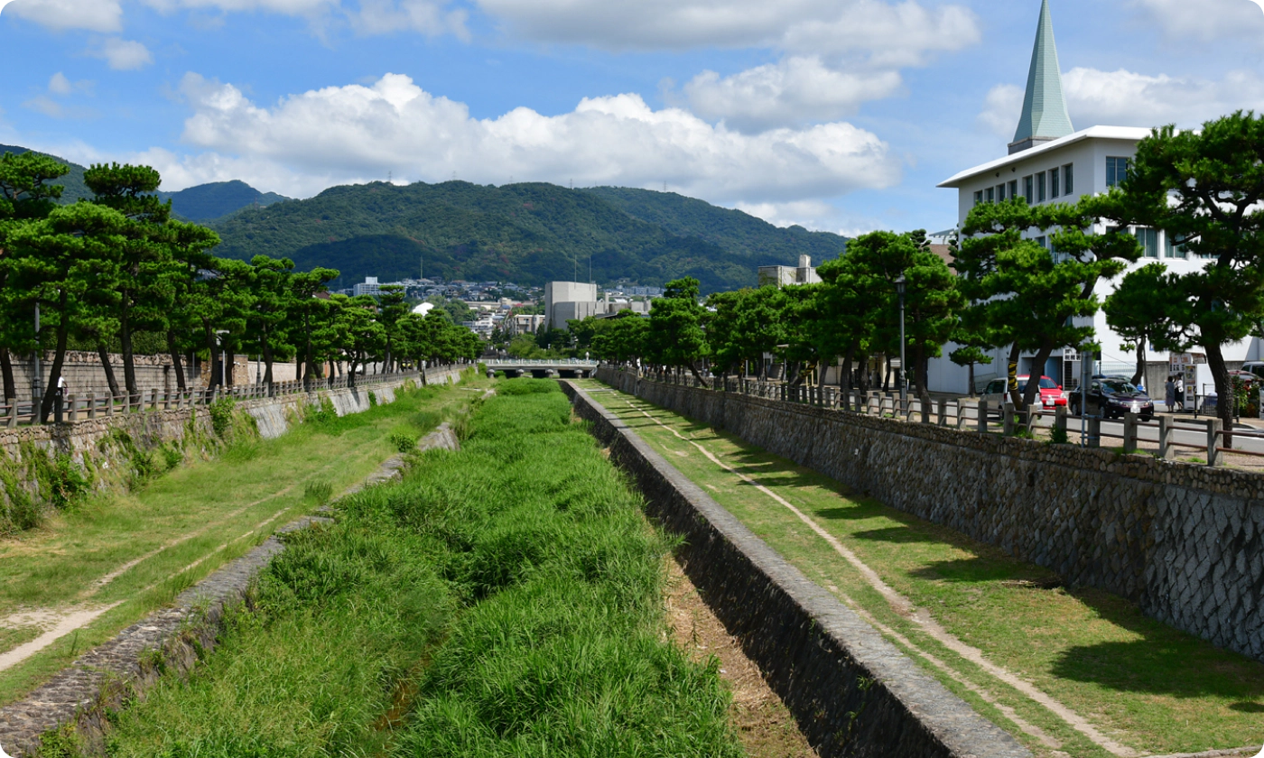 自然と利便性が調和する住宅都市